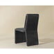 Cascata Marseille Black Leather Dining Chair